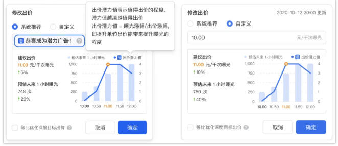 腾讯广告的出价模式有哪些？